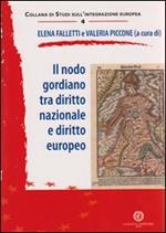 Il nodo gordiano tra diritto nazionale e diritto europeo