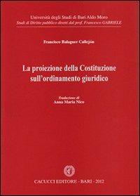 La proiezione della Costituzione sull'ordinamento giuridico - Francisco Balaguer Callejón - copertina