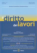 Il diritto dei lavori (2016). Vol. 1