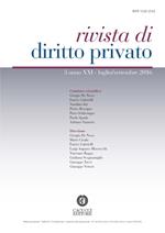 Rivista di diritto privato (2016). Vol. 3