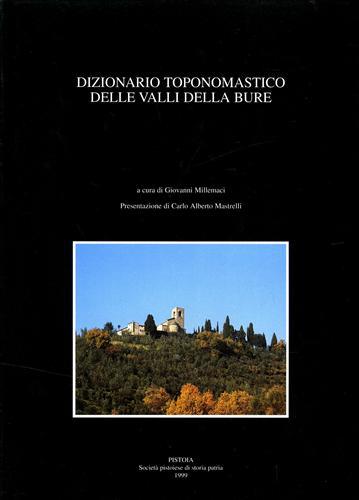 Dizionario toponomastico delle valli della Bure - copertina