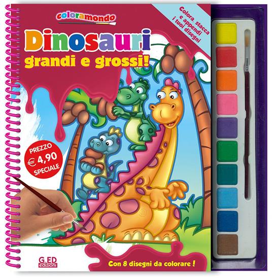 Dinosauri grandi e grossi. Ediz. illustrata - copertina