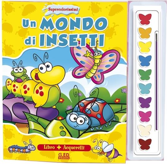 Un mondo di insetti. Supercolorissimi. Con gadget - copertina