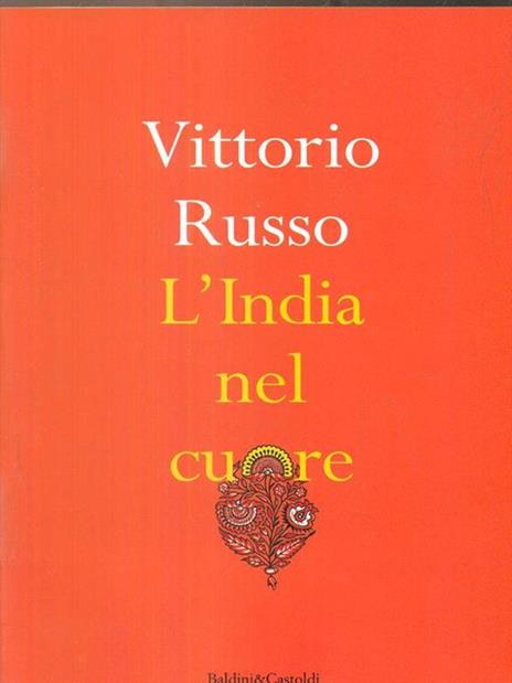 L' India nel cuore - Vittorio Russo - copertina