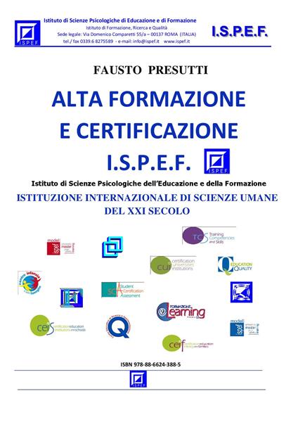 Alta formazione e certificazione ISPEF - Fausto Presutti - ebook