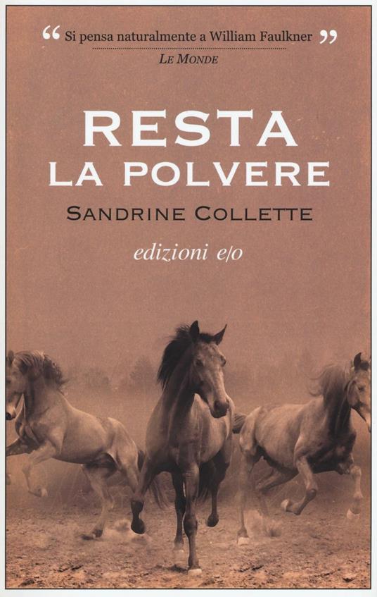 Resta la polvere - Sandrine Collette - copertina