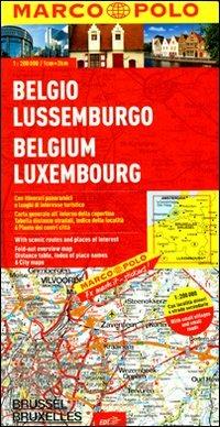 Belgio, Lussemburgo 1:200.000. Ediz. multilingue - copertina