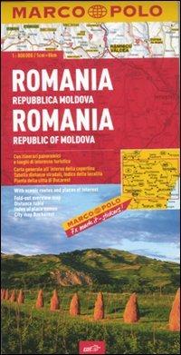 Romania, Repubblica Moldova 1:800.000. Ediz. multilingue - copertina