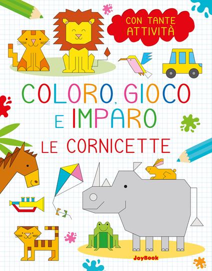 Le cornicette. Coloro, gioco e imparo. Ediz. a colori - copertina