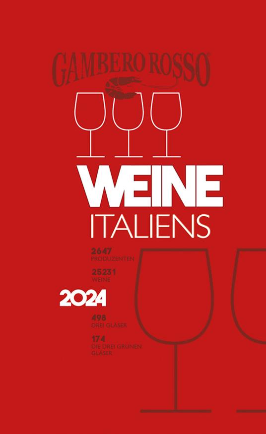 Vini d'Italia del Gambero Rosso 2024. Ediz. tedesca - copertina