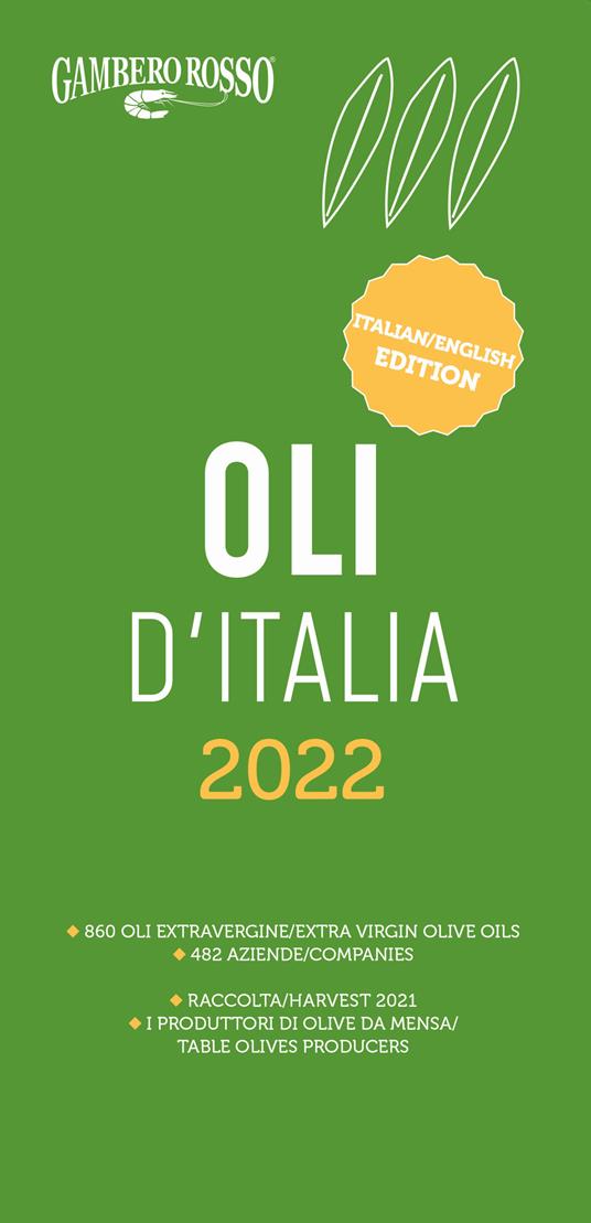 Oli d'Italia 2022. I migliori extravergine. Ediz. italiana e inglese - copertina