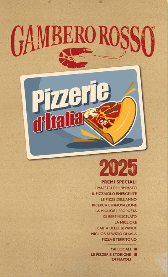 Pizzerie d'Italia del Gambero Rosso 2025 - copertina