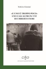 «E uno è troppo poco». L'io e gli altri in Voi di Umberto Fiori