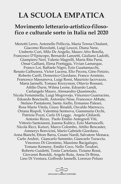 La scuola empatica. Movimento letterario-artistico-filosofico e culturale sorto in Italia nel 2020 - copertina