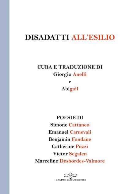 Disadatti all'esilio - copertina