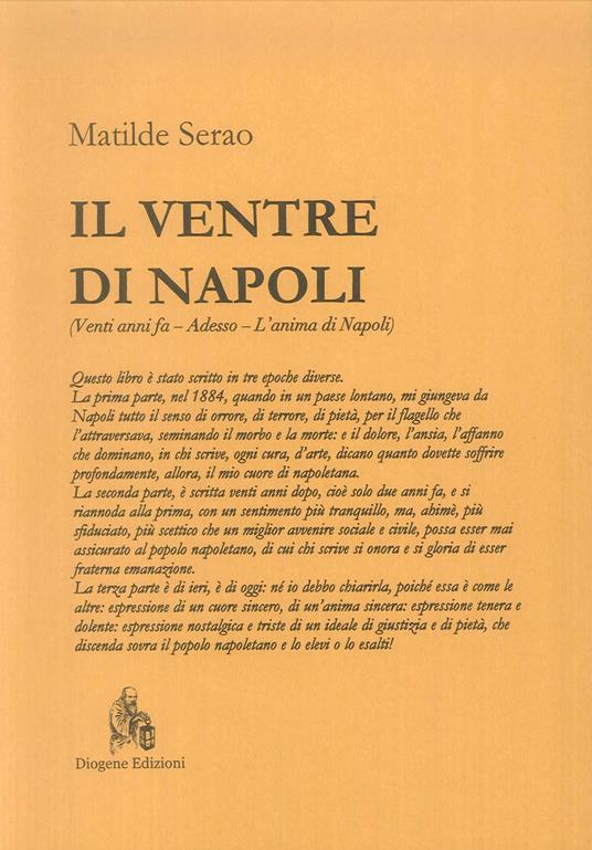 Il ventre di Napoli - Matilde Serao - copertina