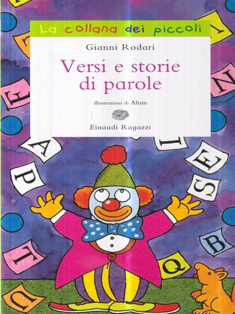 Versi e storie di parole. Ediz. illustrata - Gianni Rodari - copertina