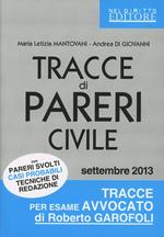 Tracce di pareri civile