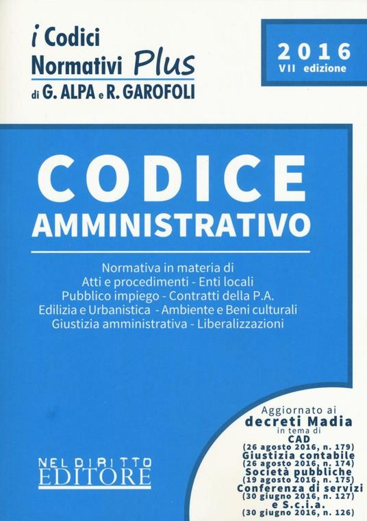 Codice amministrativo - copertina