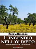 L' incendio nell'oliveto