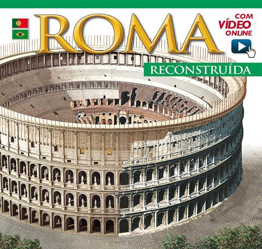 Roma ricostruita. Ediz. portoghese. Con video online - copertina