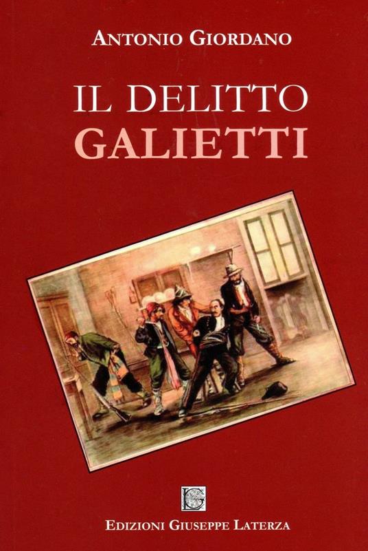 Il delitto Galietti - Antonio Giordano - copertina