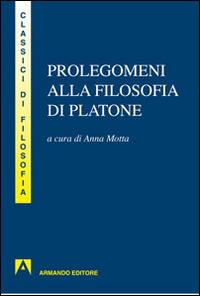 Prolegomeni alla filosofia di Platone - copertina