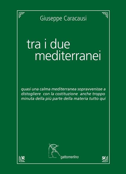 Tra i due mediterranei - Giuseppe Caracausi - copertina