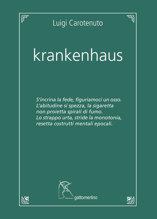 Krankenhaus - Luigi Carotenuto - copertina