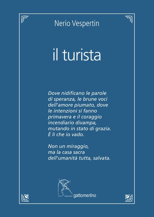 Il turista - Nerio Vespertin - copertina