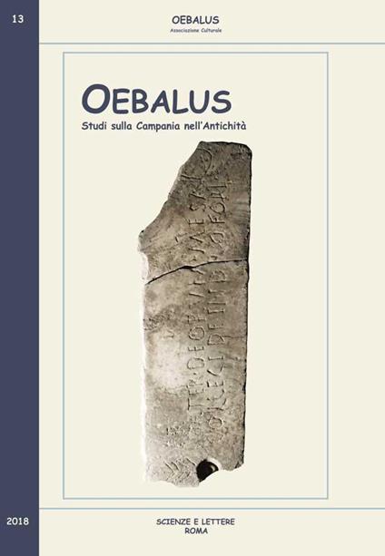 Oebalus. Studi sulla Campania nell'antichità. Vol. 13 - copertina