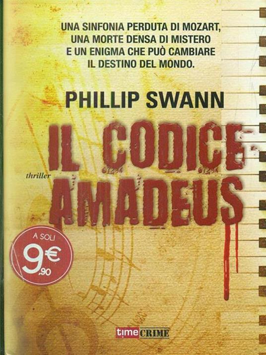 Il codice Amadeus - Phillip Swann - copertina