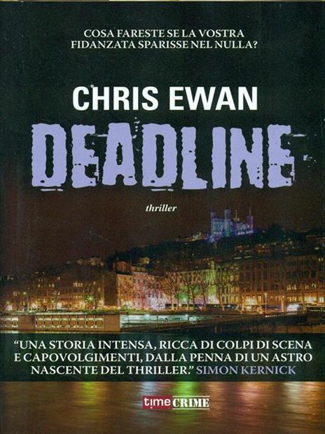Deadline - Chris Ewan - copertina