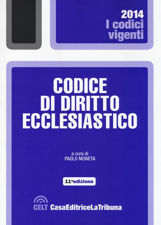 Codice di diritto ecclesiastico - copertina