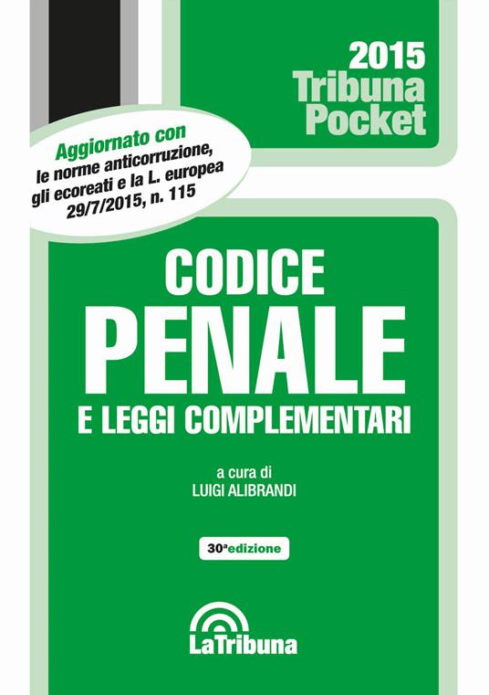 Codice penale e leggi complementari - copertina