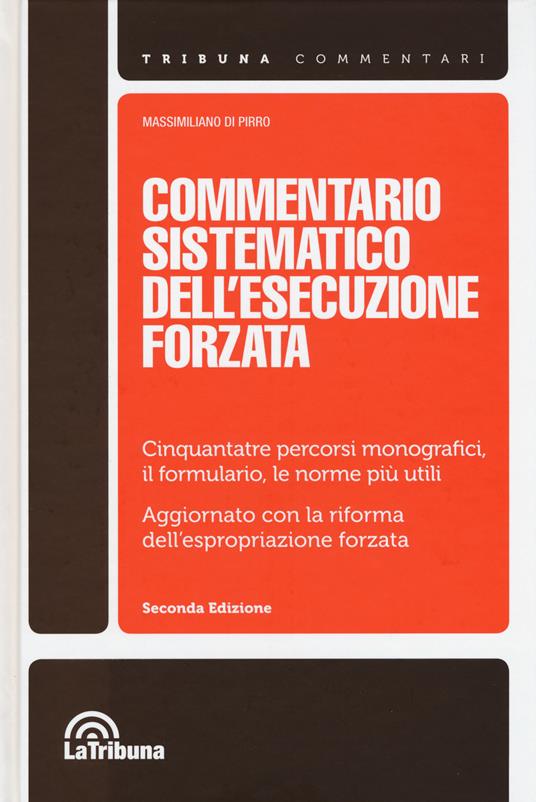 Commentario sistematico dell'esecuzione forzata - copertina