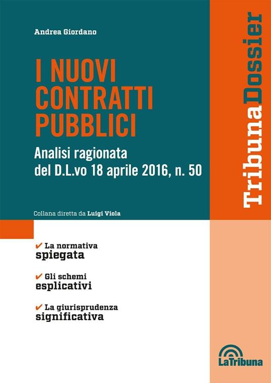 I nuovi contratti pubblici - Andrea Giordano - copertina