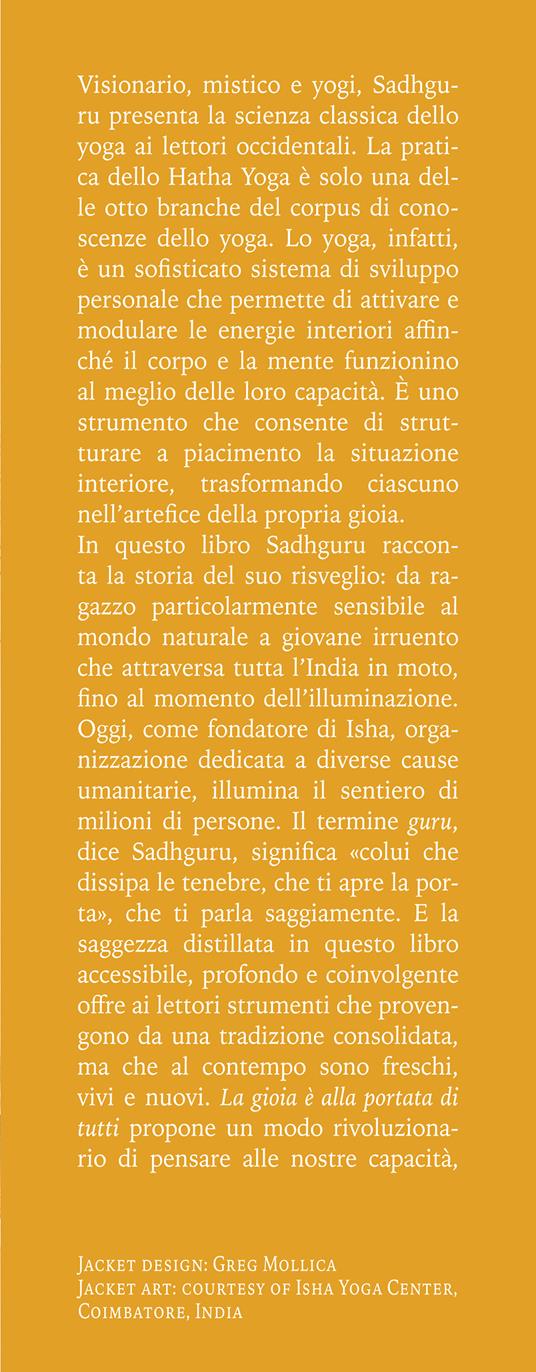 La gioia è alla portata di tutti. La via dello yoga - Sadhguru - 3