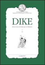 Dike. Rivista di storia del diritto greco ed ellenistico (2012). Vol. 15