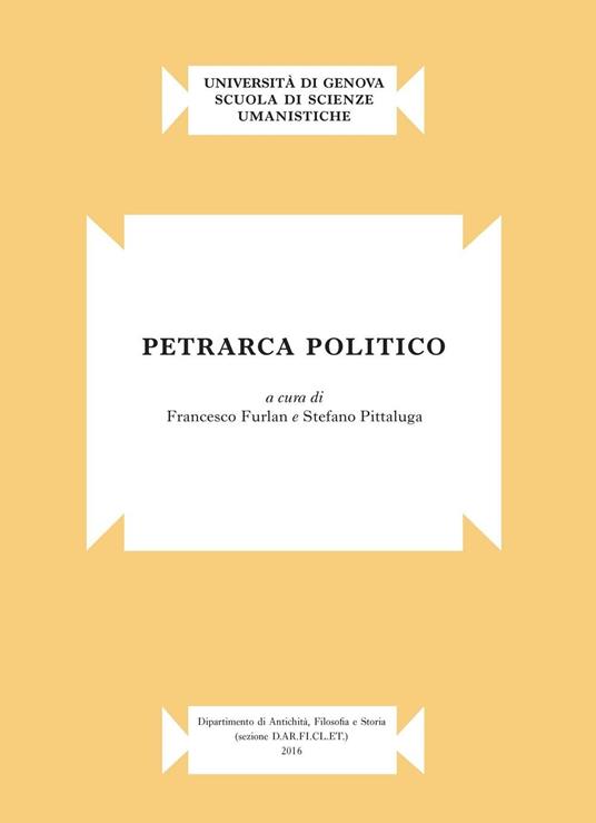 Petrarca politico - copertina