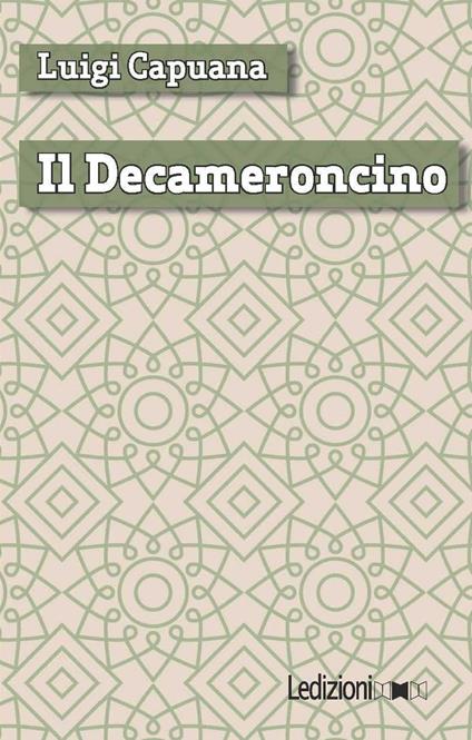 Il Decameroncino - Luigi Capuana - copertina