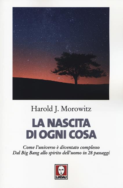 La nascita di ogni cosa. Come l'universo è diventato complesso. Dal Big Bang allo spirito dell'uomo in 28 passaggi - Harold J. Morowitz - copertina