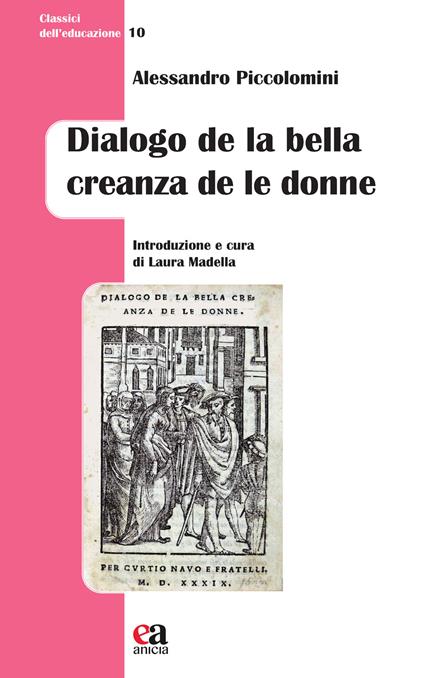 Dialogo de la bela creanza de le donne - Alessandro Piccolomini - copertina