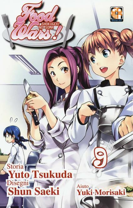 Food wars!. Vol. 9 - Yuto Tsukuda,Shun Saeki,Yuki Morisaki - copertina