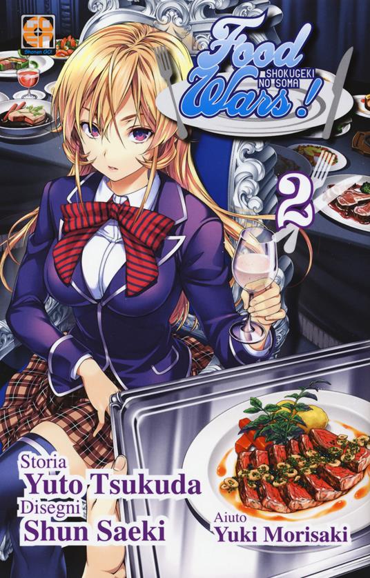 Food wars!. Vol. 2 - Yuto Tsukuda,Shun Saeki,Yuki Morisaki - copertina