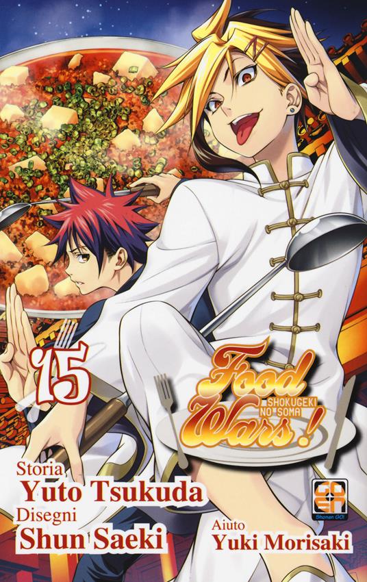 Food wars!. Vol. 15 - Yuto Tsukuda,Shun Saeki,Yuki Morisaki - copertina