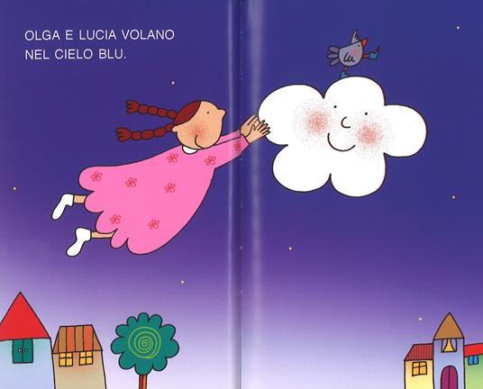 La nuvola Olga e la luna ballerina. Stampatello maiuscolo. Ediz. a colori -  Nicoletta Costa - Libro - Emme Edizioni - Prime pagine