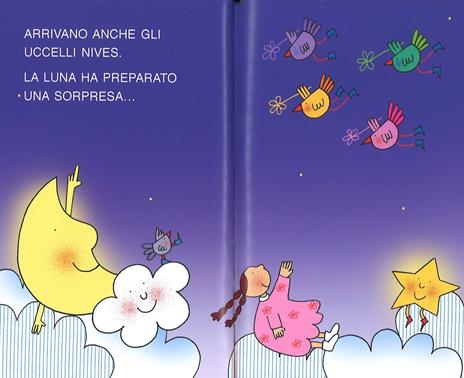 La nuvola Olga e la luna ballerina. Stampatello maiuscolo. Ediz. a colori - Nicoletta  Costa - Libro - Emme Edizioni - Prime pagine