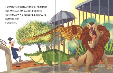 Fuga dallo zoo. Una storia in 5 minuti! Ediz. a colori - Stefano Bordiglioni  - Libro - Emme Edizioni - Tre passi