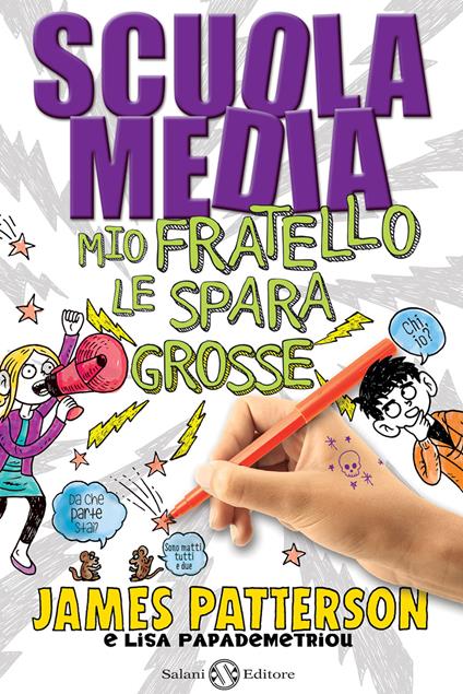 Scuola media. Mio fratello le spara grosse - Lisa Papademetriou,James Patterson,N. Swaab,Andrea Carlo Cappi - ebook